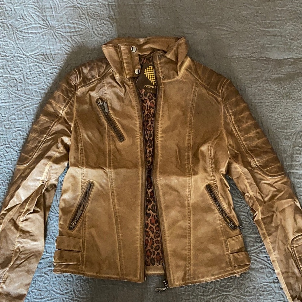 Vegan Faux Leather Jacket
